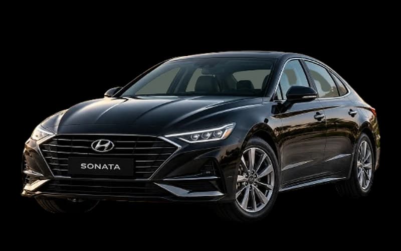 Black Hyundai Sonata sedan